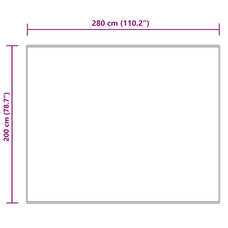 vidaXL Műgyapjú Szőnyeg Tafalla Krém 200 x 280 cm Poliészter