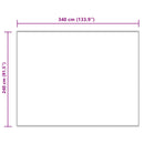 vidaXL Műbáránybőr szőnyeg TAFALLA Krémszínű 240 x 340 cm Poliészter