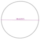 vidaXL Műgyapjú Szőnyeg Tafalla Krém Ø 80 cm Poliészter