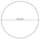 vidaXL Műgyapjú Szőnyeg Tafalla Krém Ø 160 cm Poliészter