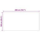 vidaXL Műbáránybőr szőnyeg TAFALLA Szürke 100 x 200 cm Poliészter