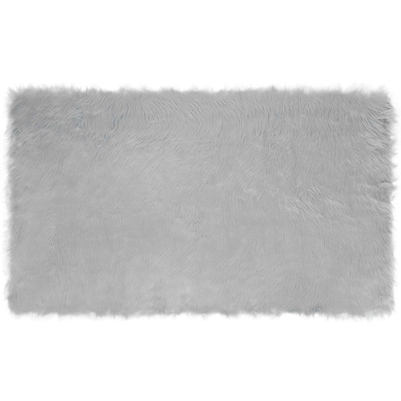 vidaXL Műgyapjú Szőnyeg Tafalla Szürke 100 x 200 cm Poliészter