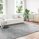 vidaXL Műgyapjú Szőnyeg Tafalla Szürke 200 x 280 cm Poliészter