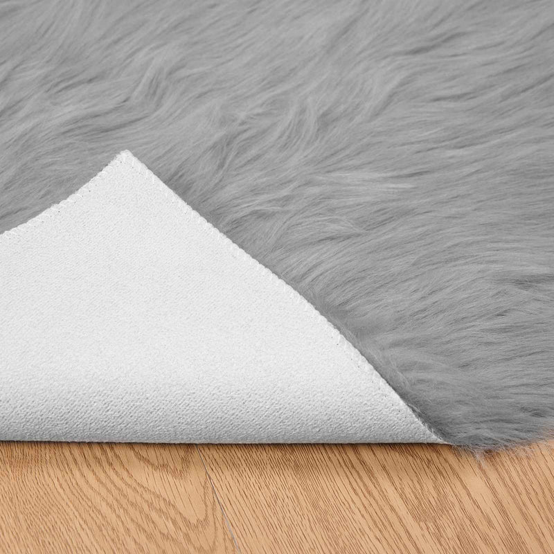 vidaXL Műgyapjú Szőnyeg Tafalla Szürke 240 x 240 cm Poliészter