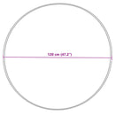 vidaXL Műgyapjú Szőnyeg Tafalla Szürke Ø 120 cm Poliészter