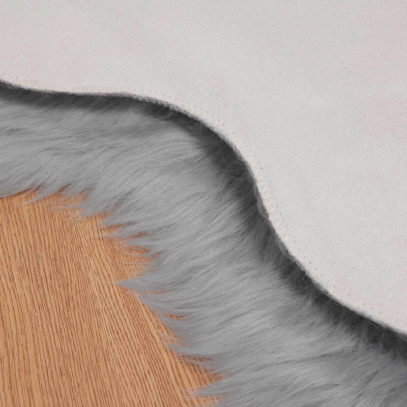 vidaXL Műgyapjú Szőnyeg Tafalla Szürke 60 x 90 cm Poliészter