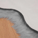 vidaXL Műgyapjú Szőnyeg Tafalla Szürke 80 x 120 cm Poliészter