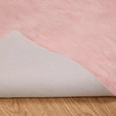 vidaXL Műgyapjú Szőnyeg Tafalla Rózsaszín 60 x 110 cm Poliészter