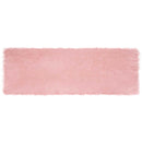 vidaXL Műgyapjú Szőnyeg Tafalla Rózsaszín 80 x 250 cm Poliészter