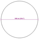 vidaXL Műgyapjú Szőnyeg Tafalla Rózsaszín Ø 100 cm Poliészter