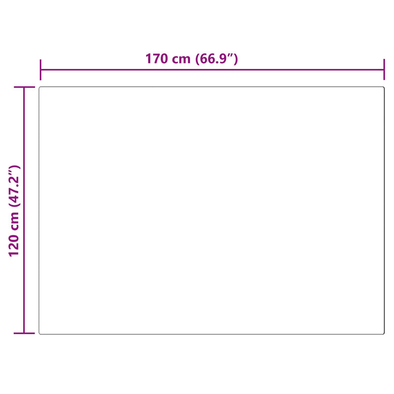 vidaXL Műgyapjú Szőnyeg Tafalla Fekete 120 x 170 cm Poliészter
