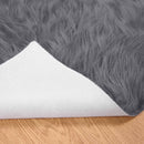 vidaXL Műbáránybőr szőnyeg TAFALLA Antracitszürke 80 x 250 cm