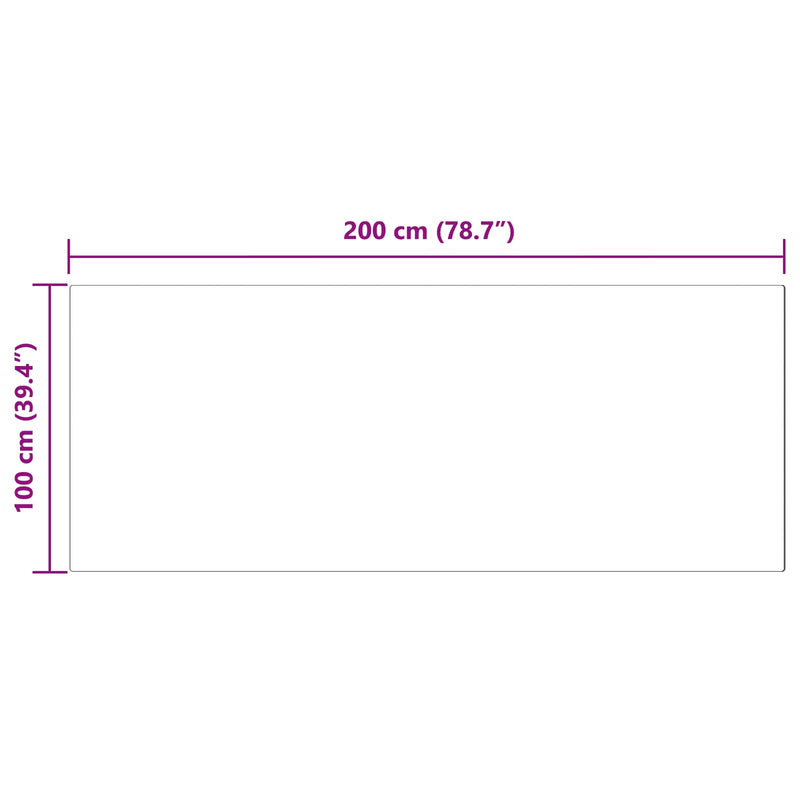 vidaXL Műgyapjú Szőnyeg Tafalla Antracit 100 x 200 cm Poliészter