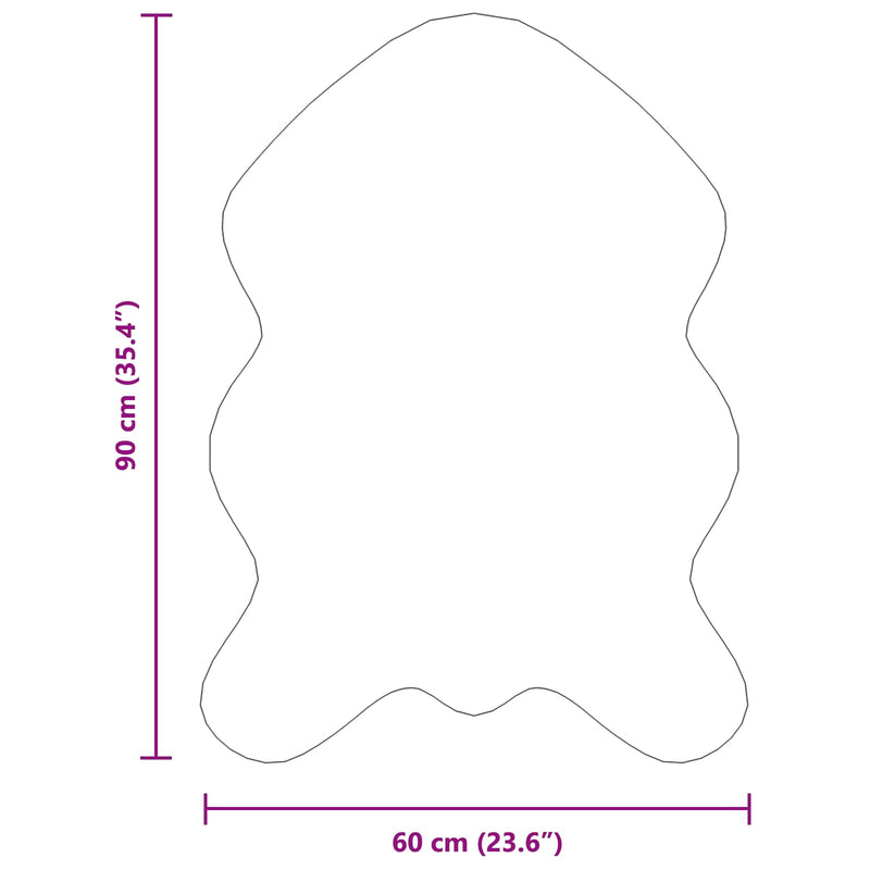 vidaXL Műgyapjú Szőnyeg Tafalla Antracit 60 x 90 cm Poliészter