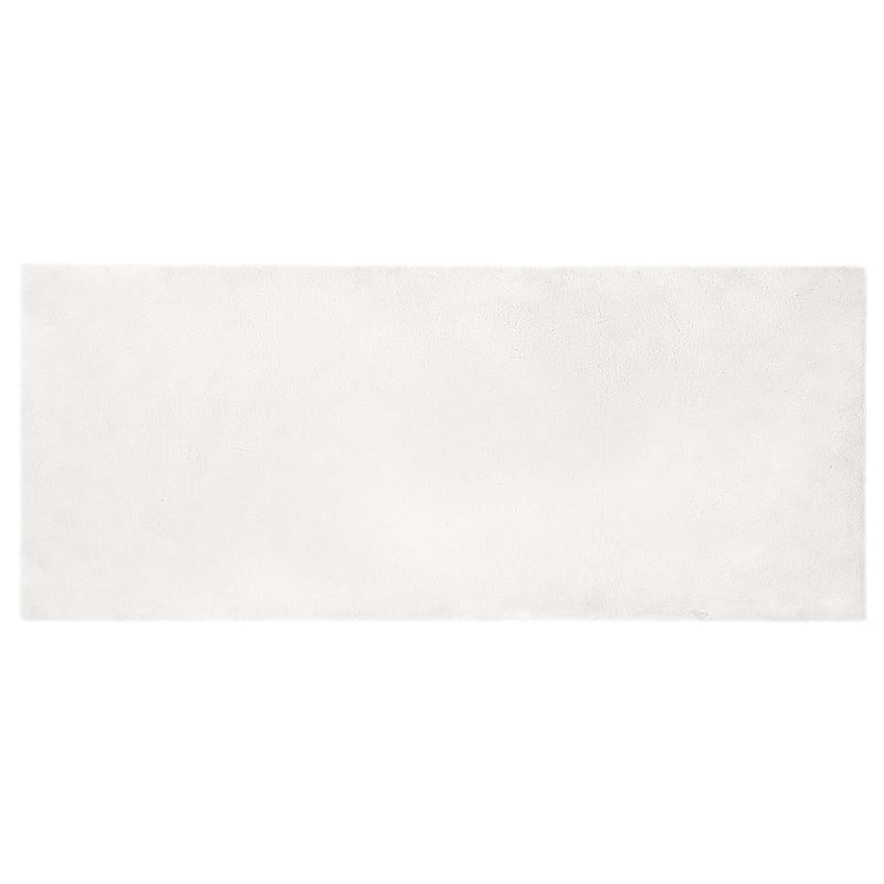 vidaXL Mű Nyúl Szőr Szőnyeg Olite Fehér 80 x 200 cm Poliészter