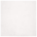 vidaXL Mű Nyúl Szőr Szőnyeg Olite Fehér 120 x 120 cm Poliészter