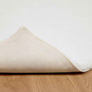 vidaXL Mű Nyúl Szőr Szőnyeg Olite Fehér 240 x 240 cm Poliészter