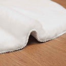 vidaXL Csúszásgátlós műnyúl szőnyeg OLITE Fehér 80 x 120 cm Poliészter