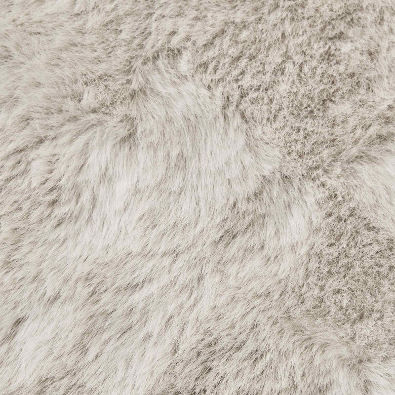 vidaXL Mű Nyúl Szőr Szőnyeg Olite Bézs Ø 160 cm Poliészter