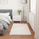 vidaXL Csúszásgátlós műnyúl szőnyeg OLITE Krémszínű 60 x 110 cm