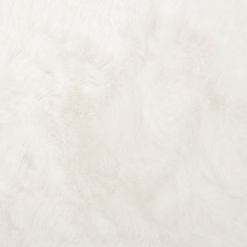 vidaXL Mű Nyúl Szőr Szőnyeg Olite Krém 80 x 250 cm Poliészter