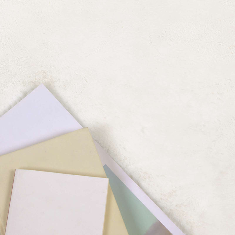 vidaXL Mű Nyúl Szőr Szőnyeg Olite Krém 80 x 250 cm Poliészter