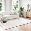 vidaXL Csúszásgátlós műnyúl szőnyeg OLITE Krémszínű 200 x 280 cm