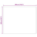 vidaXL Mű Nyúl Szőr Szőnyeg Olite Krém 200 x 280 cm Poliészter