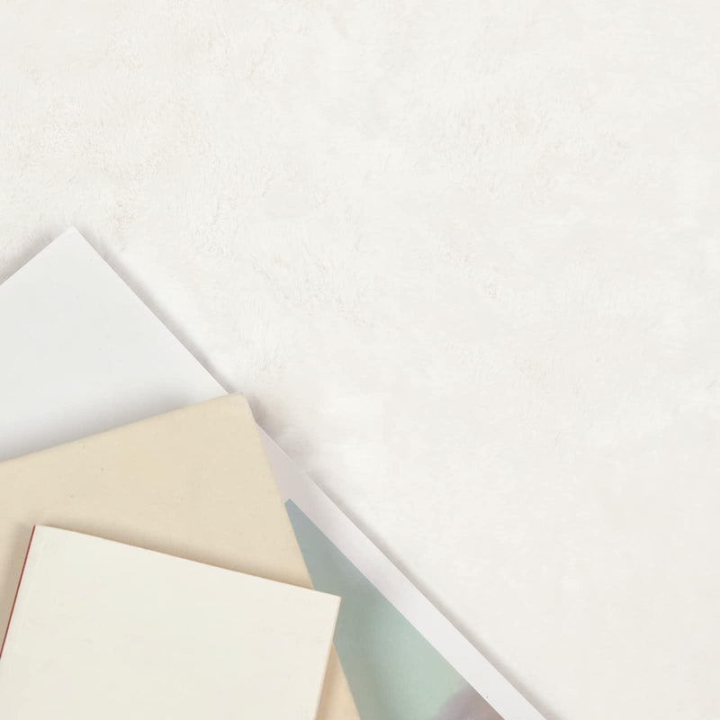 vidaXL Mű Nyúl Szőr Szőnyeg Olite Krém 200 x 200 cm Poliészter