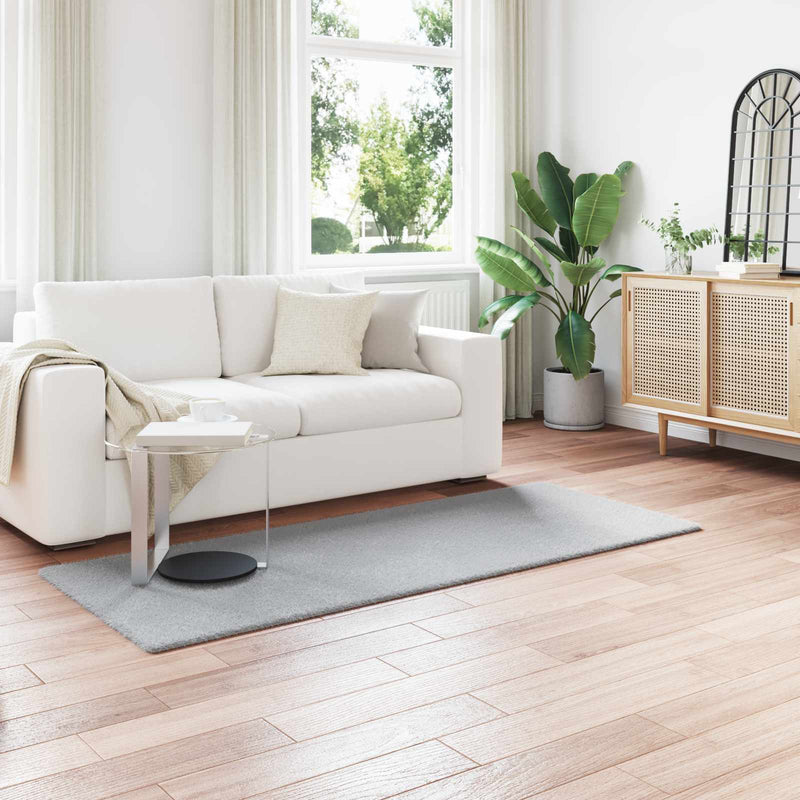 vidaXL Mű Nyúl Szőr Szőnyeg Olite Szürke 80 x 200 cm Poliészter