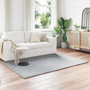 vidaXL Mű Nyúl Szőr Szőnyeg Olite Szürke 120 x 170 cm Poliészter