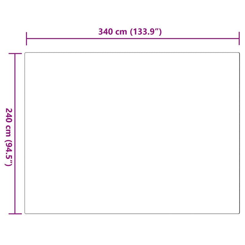 vidaXL Mű Nyúl Szőr Szőnyeg Olite Szürke 240 x 340 cm Poliészter