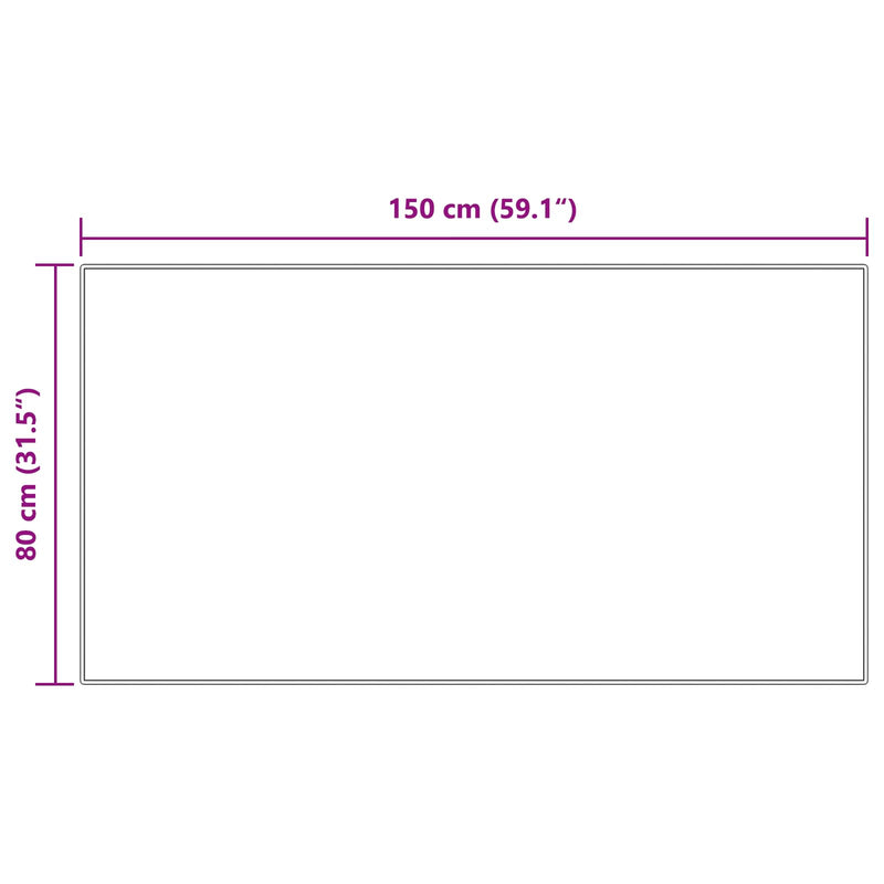 vidaXL Mű Nyúl Szőr Szőnyeg Olite Rózsaszín 80 x 150 cm Poliészter