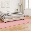 vidaXL Csúszásgátlós műnyúl szőnyeg OLITE Rózsaszín 80 x 250 cm