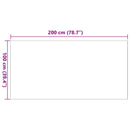 vidaXL Csúszásgátlós műnyúl szőnyeg OLITE Rózsaszín 100 x 200 cm