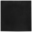 vidaXL Mű Nyúl Szőr Szőnyeg Olite Fekete 120 x 120 cm Poliészter