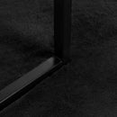 vidaXL Mű Nyúl Szőr Szőnyeg Olite Fekete Ø 160 cm Poliészter