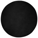 vidaXL Mű Nyúl Szőr Szőnyeg Olite Fekete Ø 160 cm Poliészter