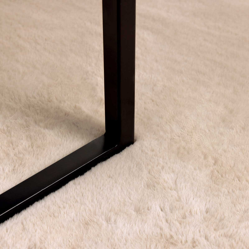 vidaXL Mű Nyúl Szőr Szőnyeg Olite Tópszínű 80 x 250 cm Poliészter