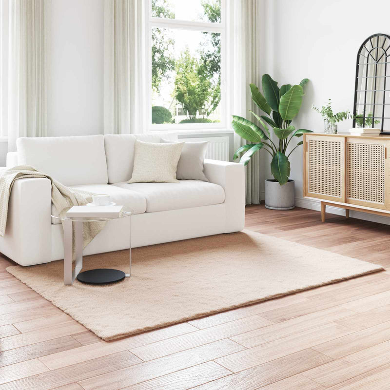 vidaXL Mű Nyúl Szőr Szőnyeg Olite Tópszínű 140 x 200 cm Poliészter