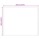 vidaXL Mű Nyúl Szőr Szőnyeg Olite Tópszínű 240 x 340 cm Poliészter