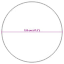 vidaXL Mű Nyúl Szőr Szőnyeg Olite Tópszínű Ø 120 cm Poliészter