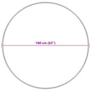 vidaXL Mű Nyúl Szőr Szőnyeg Olite Tópszínű Ø 160 cm Poliészter