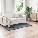 vidaXL Mű Nyúl Szőr Szőnyeg Olite Antracit 80 x 200 cm Poliészter