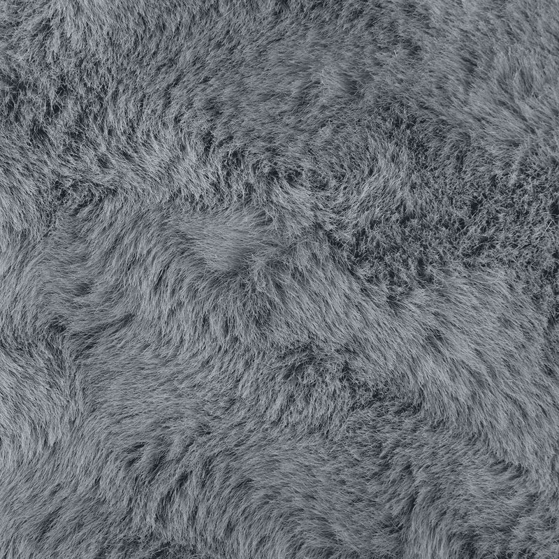vidaXL Mű Nyúl Szőr Szőnyeg Olite Antracit 240 x 340 cm Poliészter