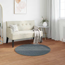 vidaXL Csúszásgátlós műnyúl szőnyeg OLITE Antracitszürke Ø 80 cm
