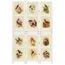 vidaXL Romdivider panel Fehér 106 x 165 cm MDF