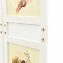 vidaXL Romdivider panel Fehér 141,5 x 165 cm MDF