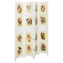 vidaXL Romdivider panel Fehér 141,5 x 165 cm MDF