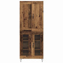 vidaXL Magasfiú Öreg fa 69,5 x 34 x 180 cm Faanyag